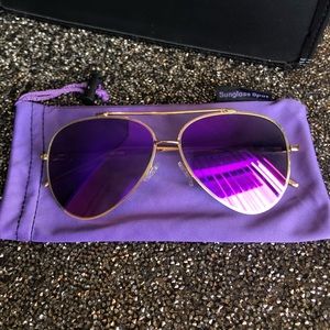 Purple sunglasses